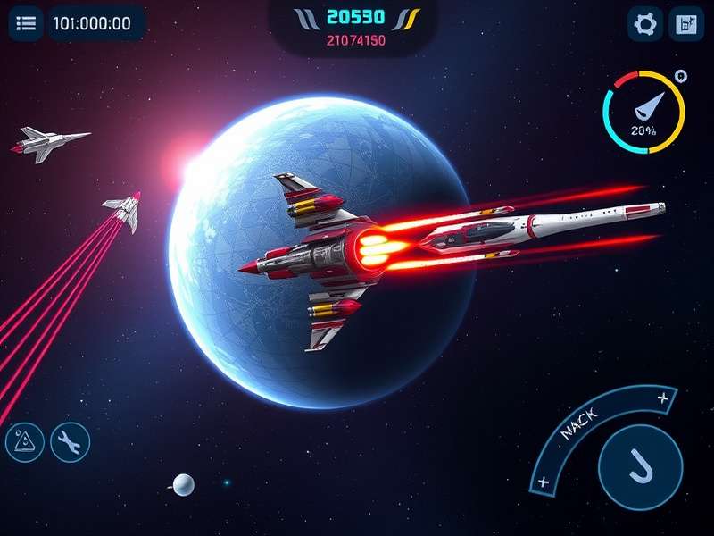Starry Galactic Fight ship customization interface
